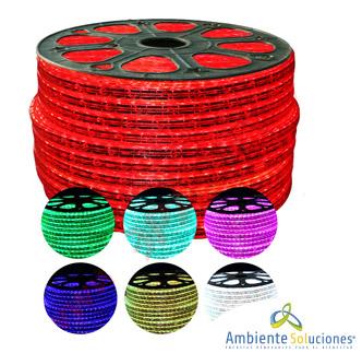 MANGUERA LED 100 MTS 2 VÍAS 24 L/M