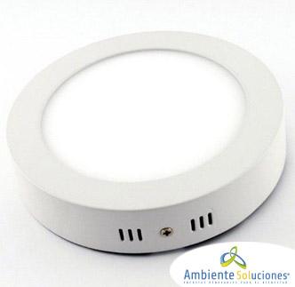 PANEL LED DE SOBREPONER REDONDO DE 12W
