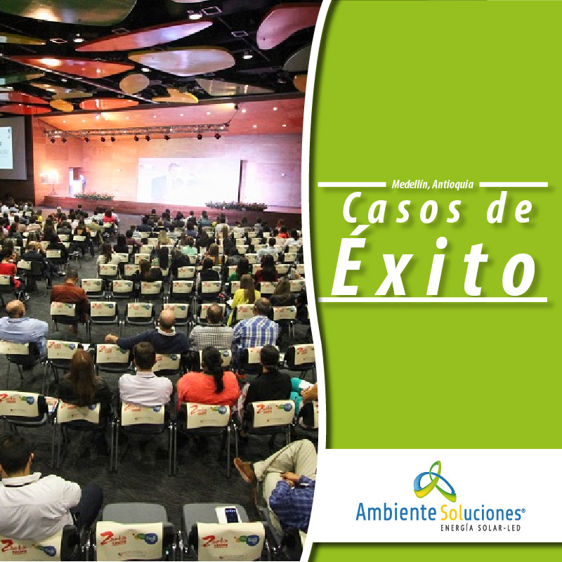 Iluminación LED en el Gran Salón de Plaza Mayor - Medellín, Antioquia.