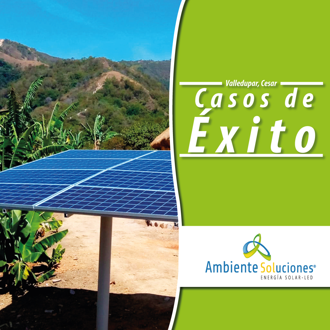 Instalación sistema energía autónomo - Valledupar, Cesar.