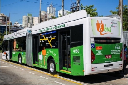 SAO PAULO: COMIENZA A RODAR ÓMNIBUS PÚBLICO ELÉCTRICO