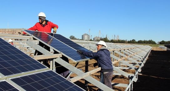 FINALIZA LA OBRA CIVIL DE LA PLANTA DE ENERGÍA SOLAR -ARGENTINA-