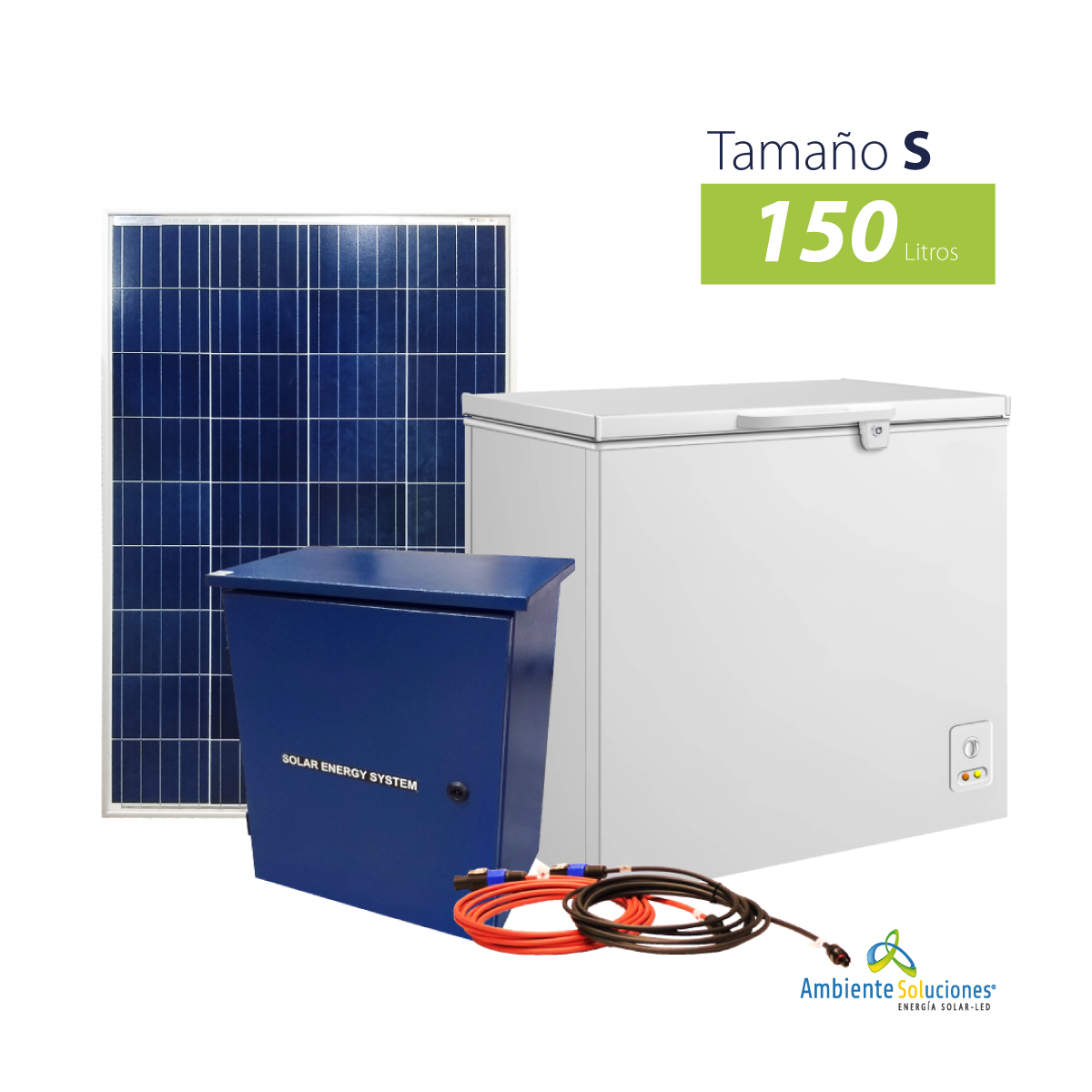 KIT NEVERA-CONGELADOR SOLAR 150 L