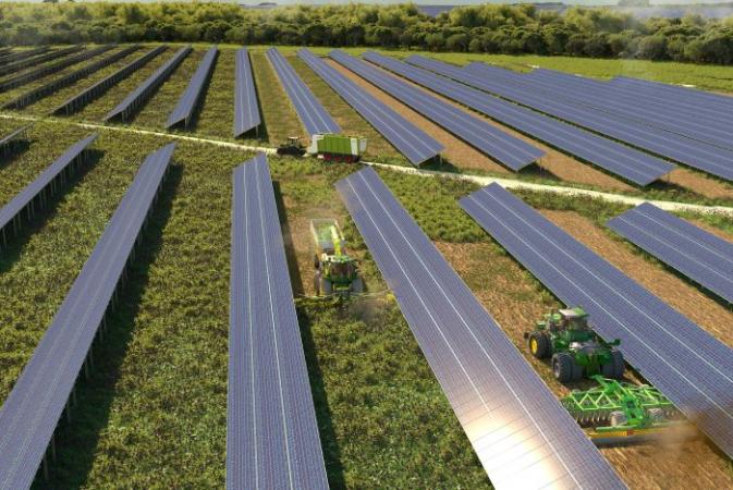 La agrivoltaica añade valor a los cultivos con bajo rendimiento agrícola