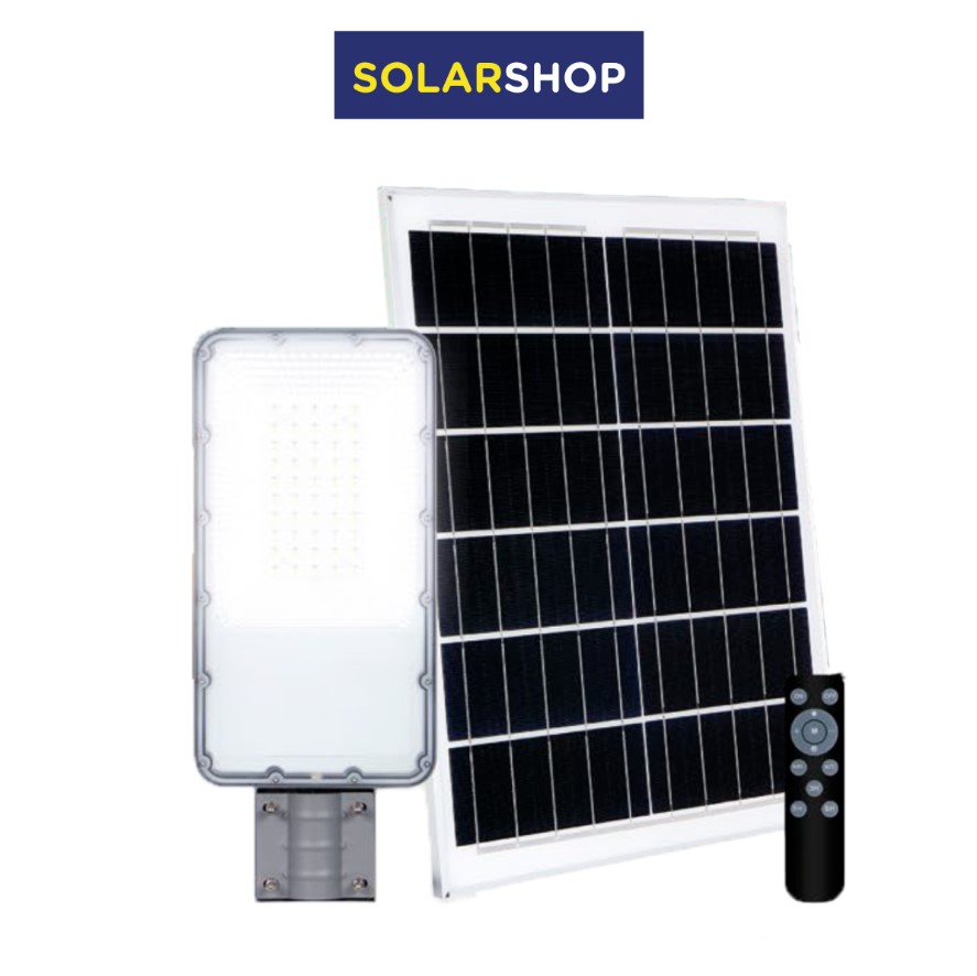 200W LUMINARIA LED STREET + PANEL SOLAR 6500K/IP65