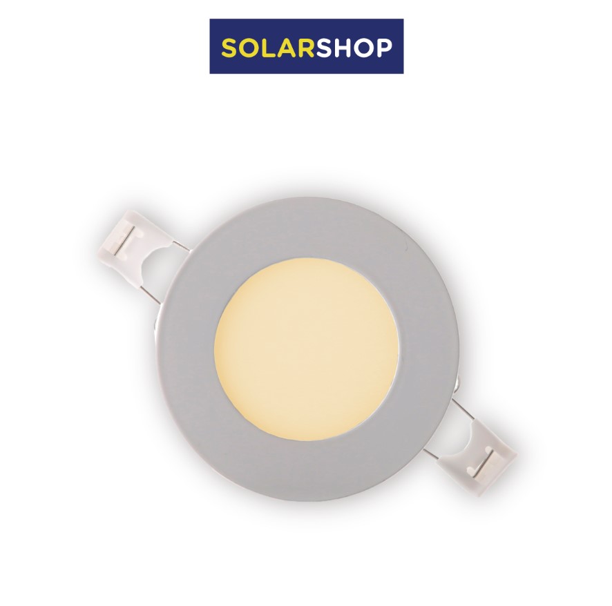 PANEL LED 18W 8" LUZ CALIDA 3000K REDONDO INCRUSTAR