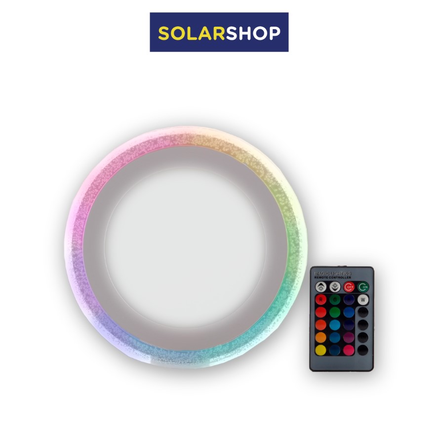 PANEL LED 18W 6500K + RGB C-CONTROL REMOTO BORDE BURBUJA