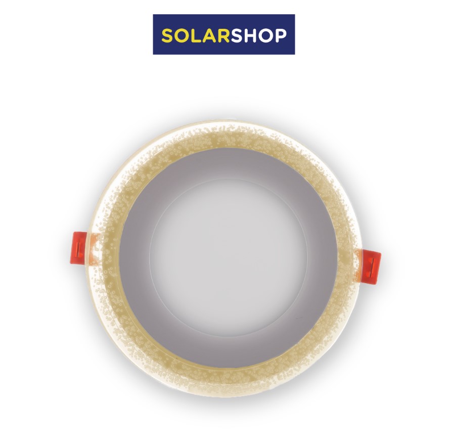 PANEL LED 6W 6500K - CALIDO 3000K BORDE BURBUJA