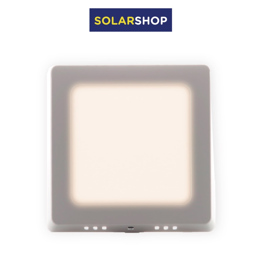 PANEL LED SOBREPONER 6W 4" LUZ CALIDA 3000K CUADRADO