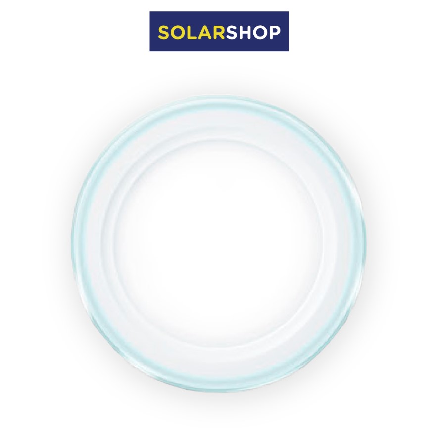 PANEL LED VIDRIO FLOTANTE 18W 8" BLANCO REDONDO INCRUSTAR