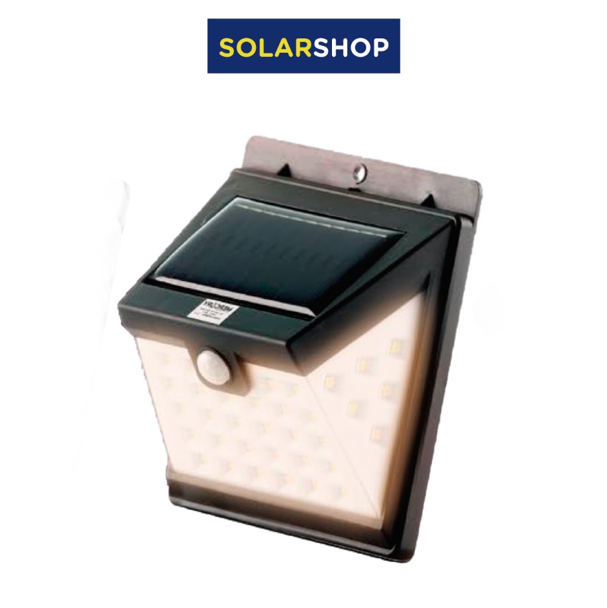 2W 3000K APLIQUE PARED SOLAR LED IP44 CON SENSOR