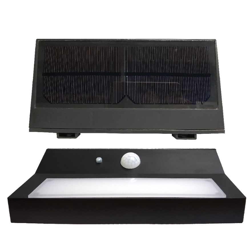 Aplique Solar Led Con Sensor Exterior 6w