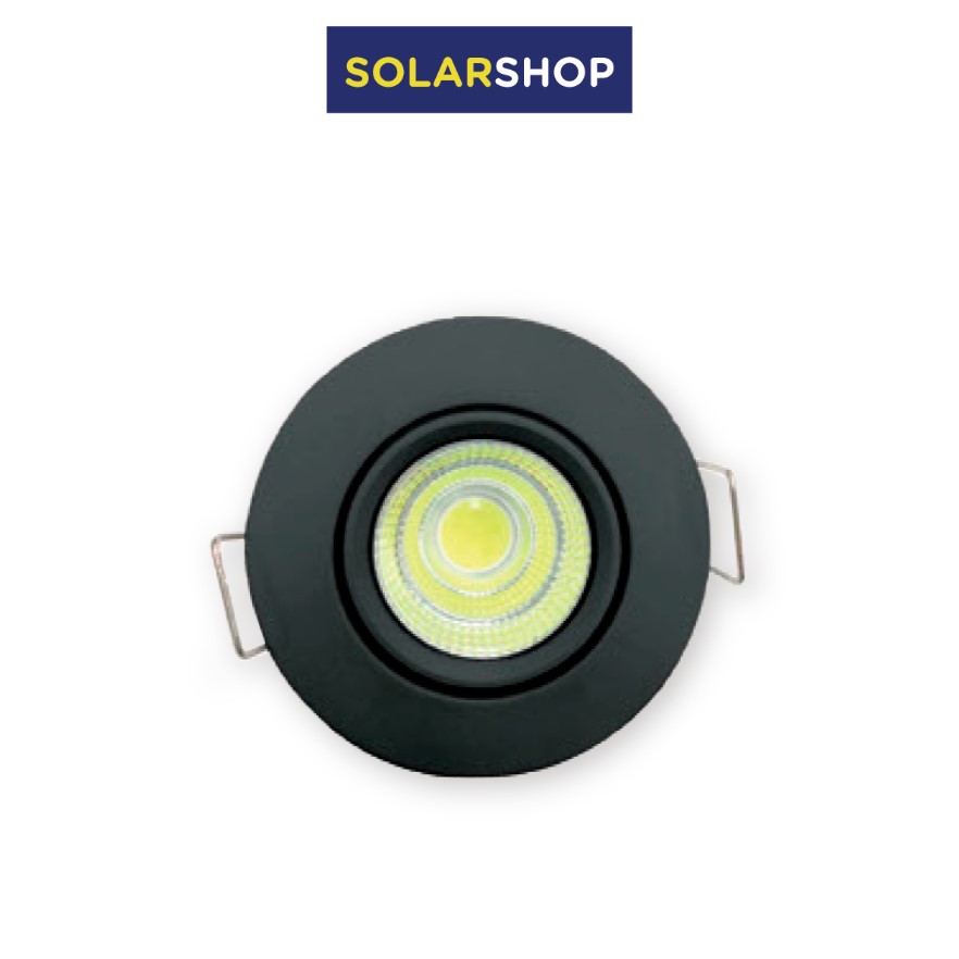 BALA LED 3W NEGRA/6500K