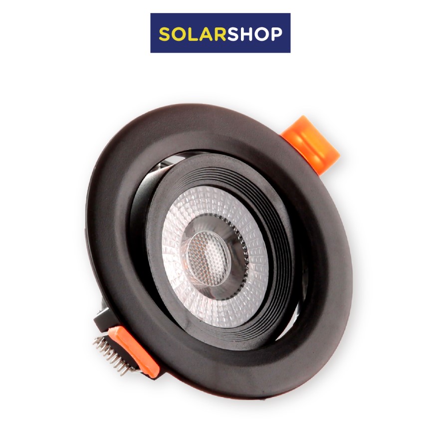 BALA LED 5W 4100K NEGRA REDONDA