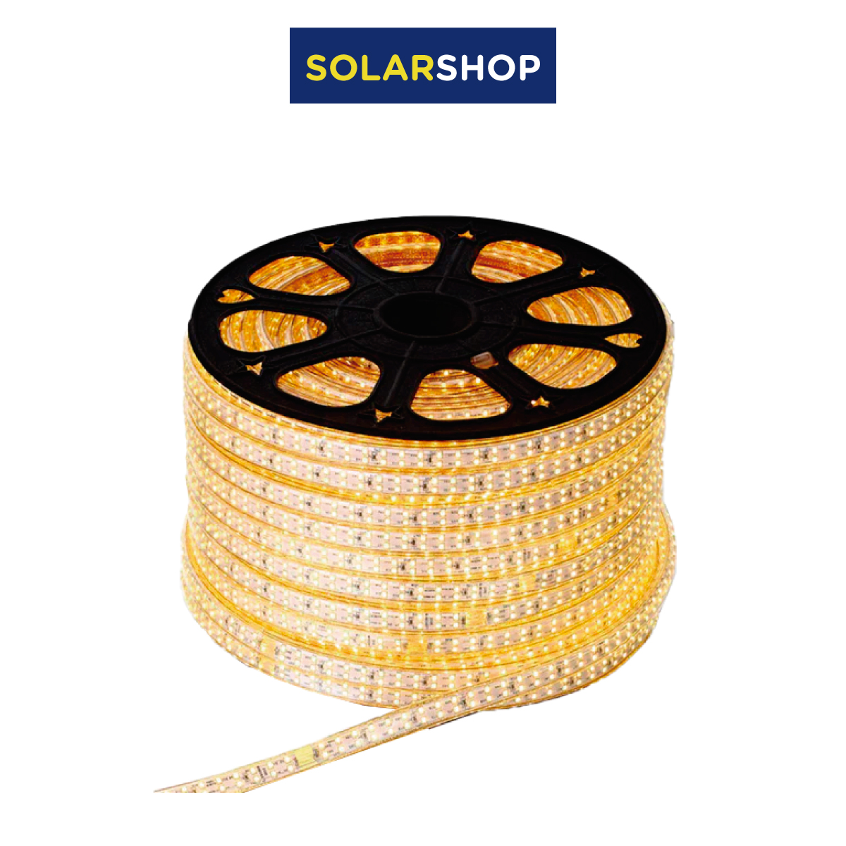 CINTA LED 120V 3528 DOBLE LED IP65 LUZ CALIDA 3000K ROLLO x 100M