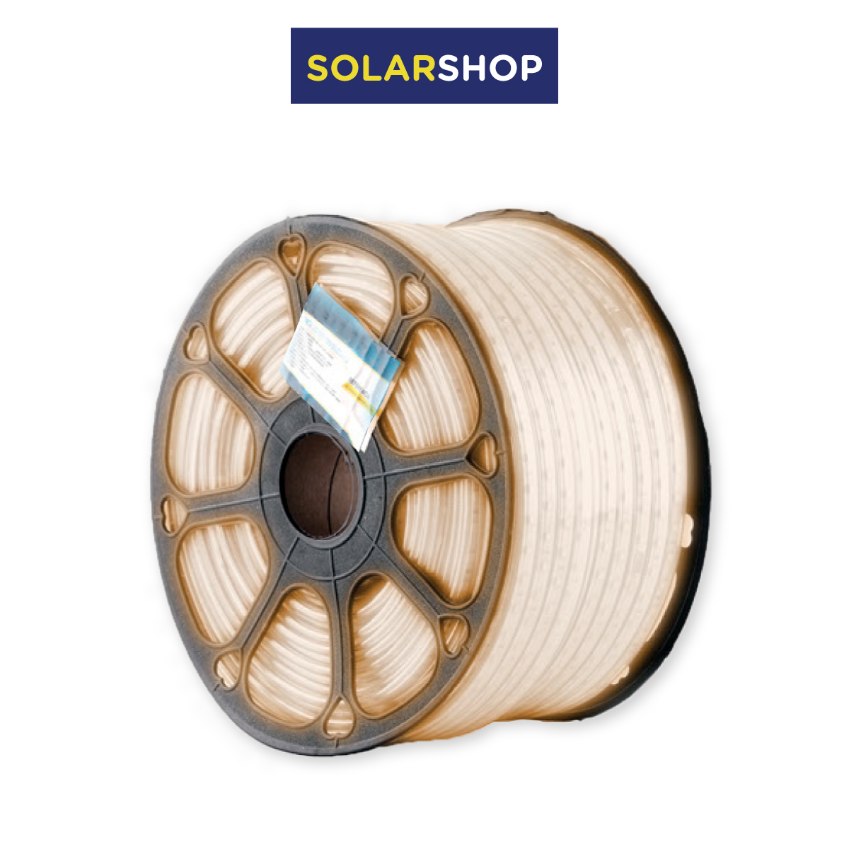 CINTA LED 120V 5050 IP65 LUZ CALIDA 3000K ROLLO x 100M