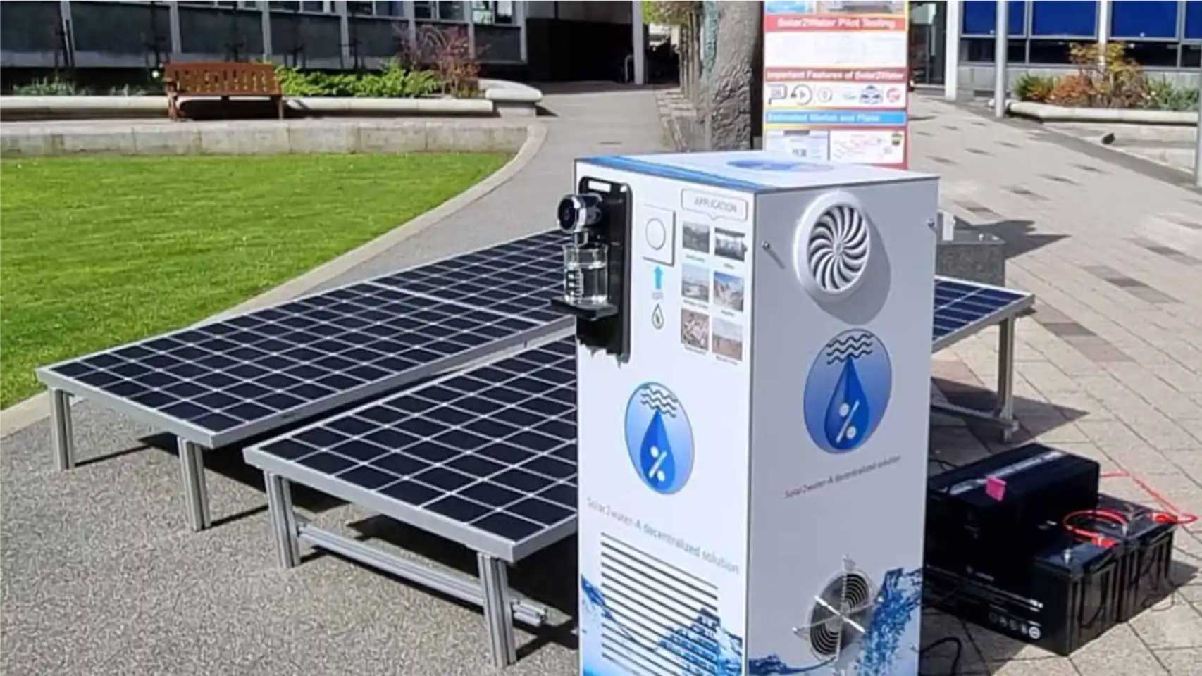 Las revolucionarias placas solares contra la sequía: así producen 20 litros de agua potable al día