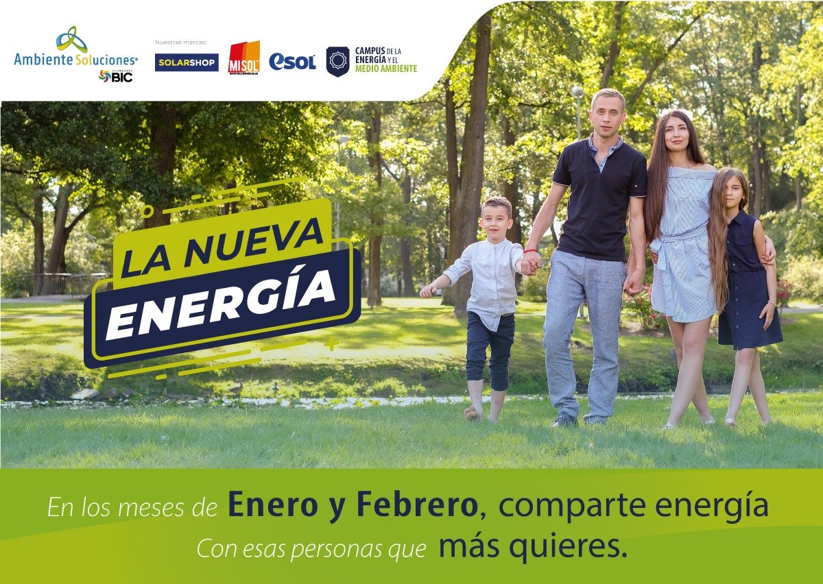 En Enero empieza los días compartiendo la energía.