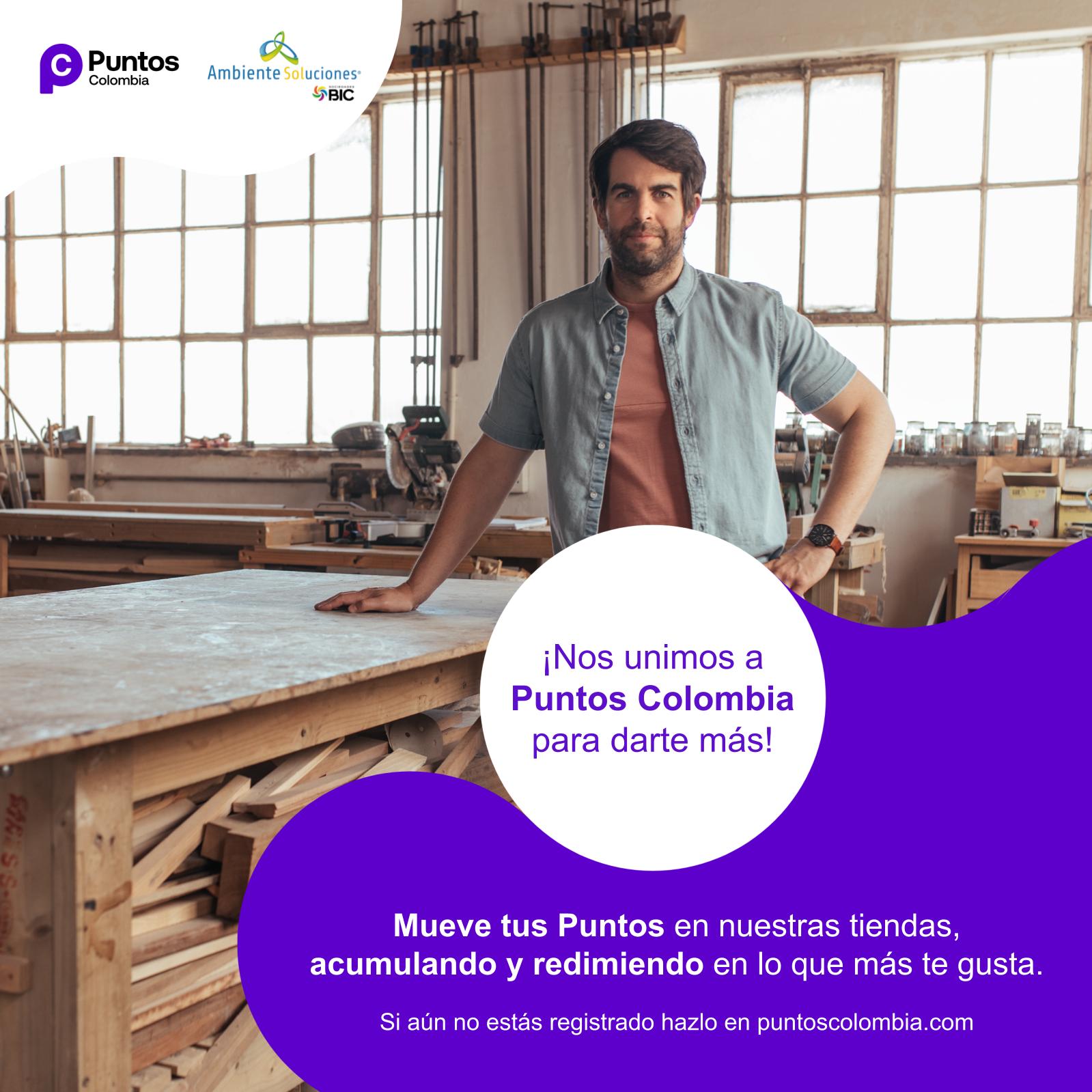¡Nos unimos a Puntos Colombia  para darte MÁS!