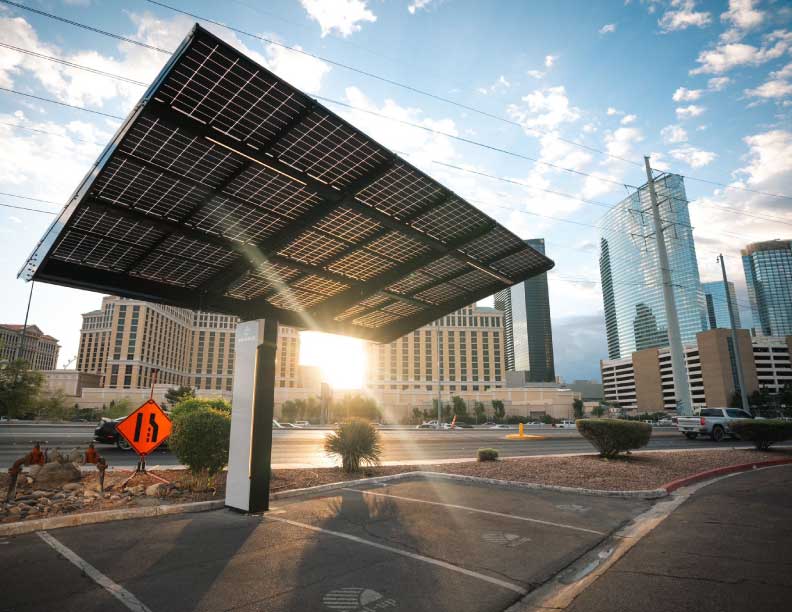 Marquesinas solares como pilar central de la transición energética impulsada por IRA