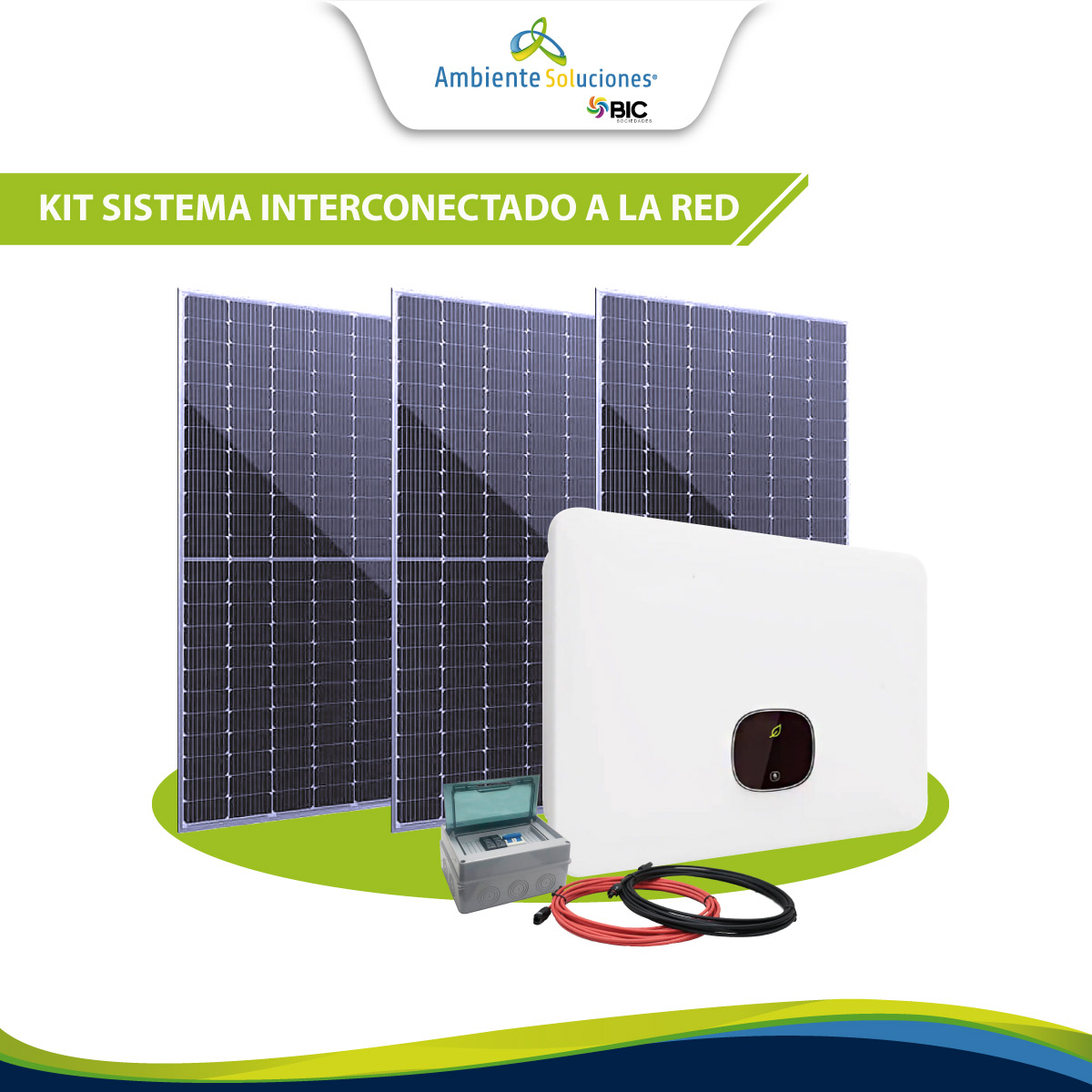 Kit interconectado a red - 5 (desde 11020 w hasta 13920 w)