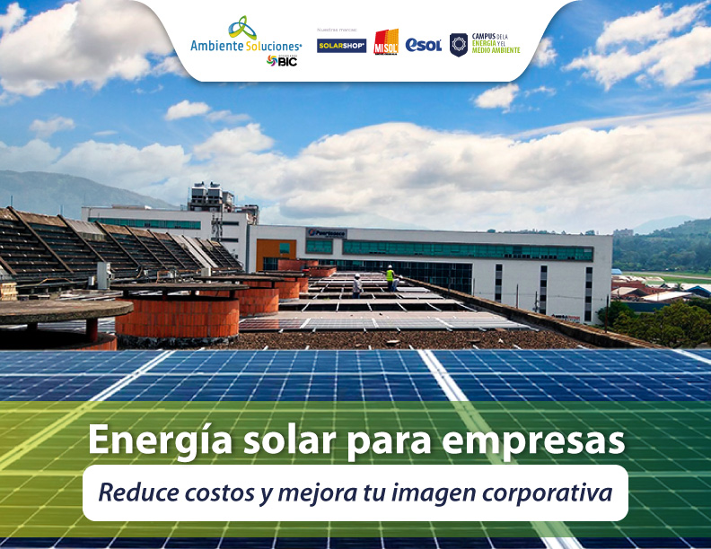 Energía solar para empresas: Ahorra y fortalece tu imagen