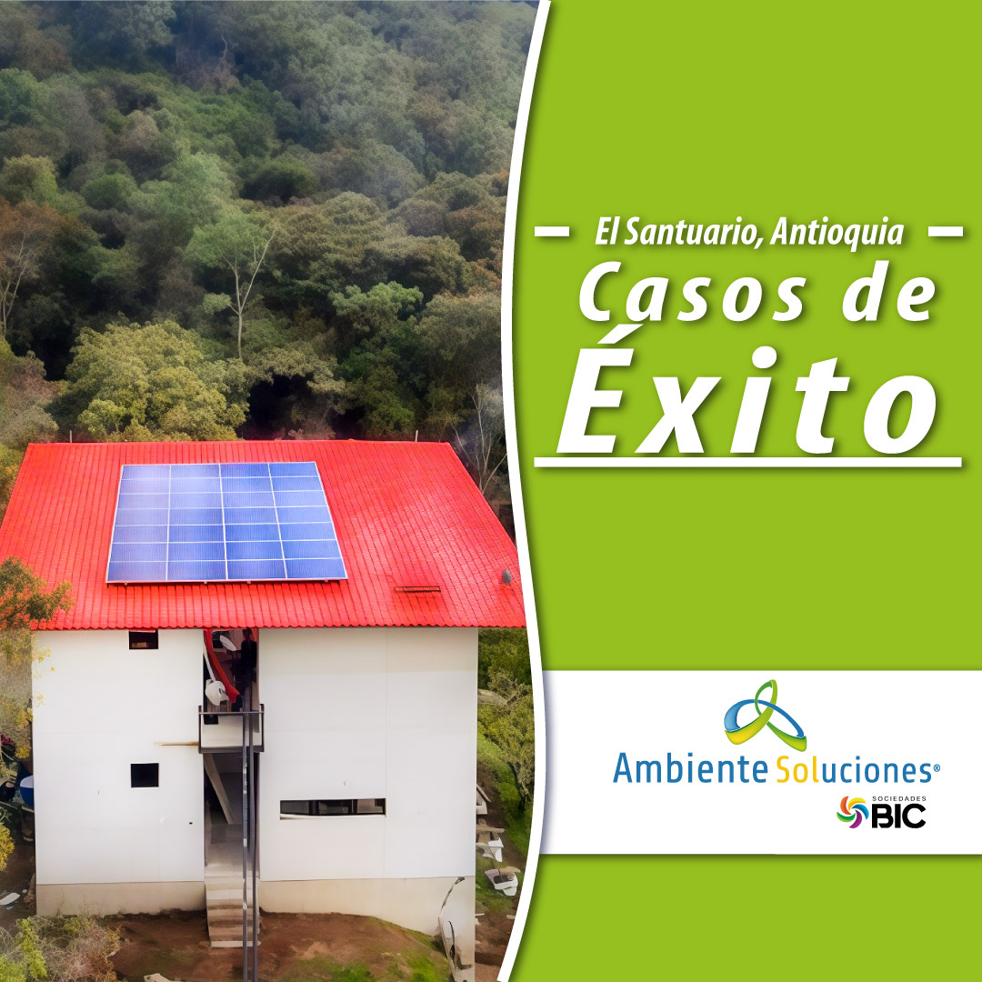 Sistema solar híbrido Off-Grid en Casa campestre – El Santuario, Antioquia